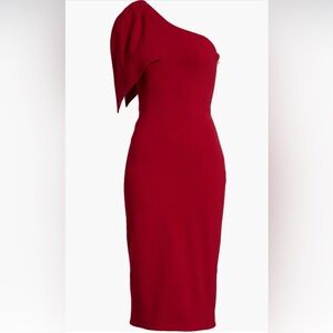 Dress the Population Tiffany One-Shoulder Midi Dress